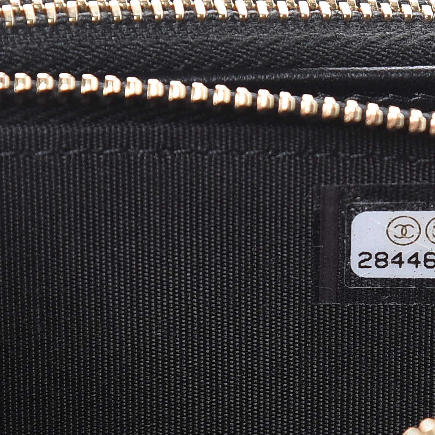 Chanel Caviar Quilted CC Filigree Clutch With Chain Black 9 of 13