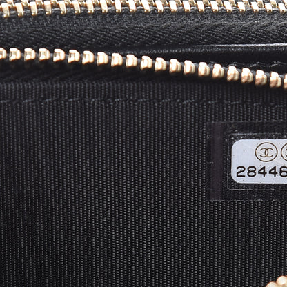 Chanel Caviar Quilted CC Filigree Clutch With Chain Black 9 of 13