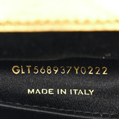 Saint Laurent Metallic Calfskin Monogram Large Belle De Jour Clutch Gold 7 of 8