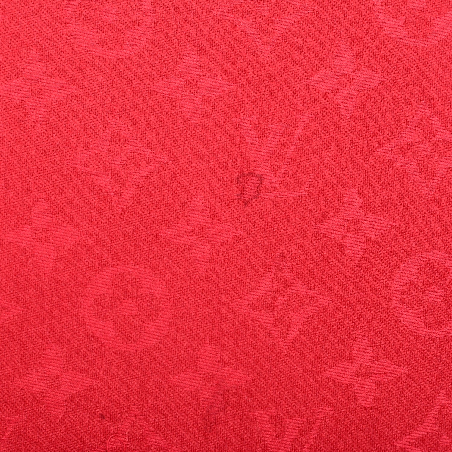 Louis Vuitton Silk Wool Monogram Shawl Pomme D'Amour 5 of 8