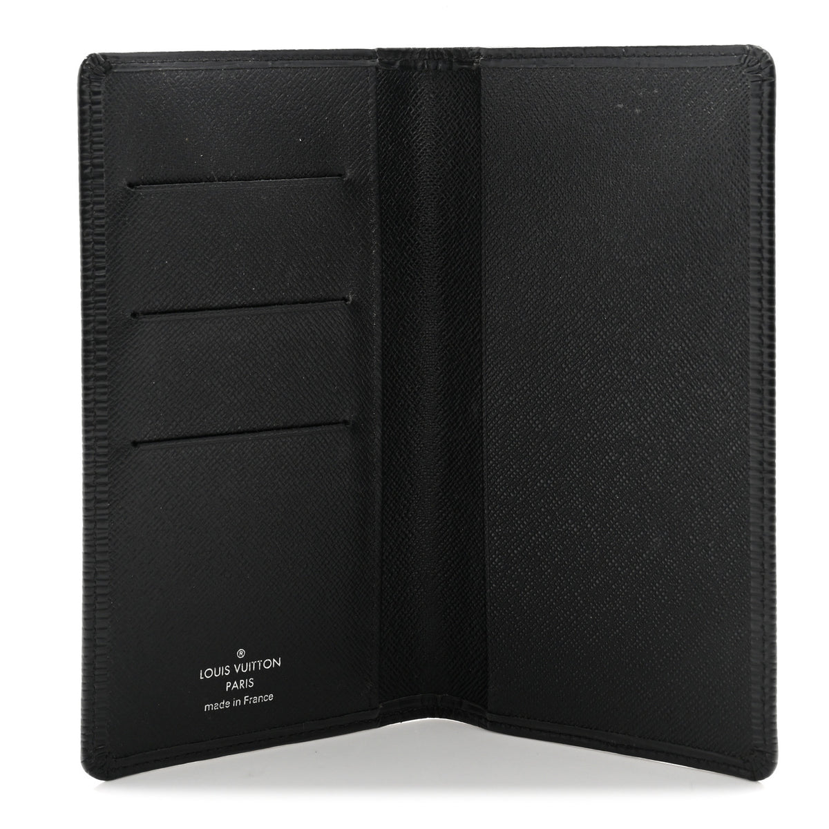 Louis Vuitton Epi Checkbook Cover Black 5 of 8