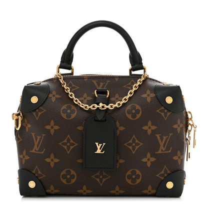 Louis Vuitton Monogram Petite Malle Souple Black 1 of 9