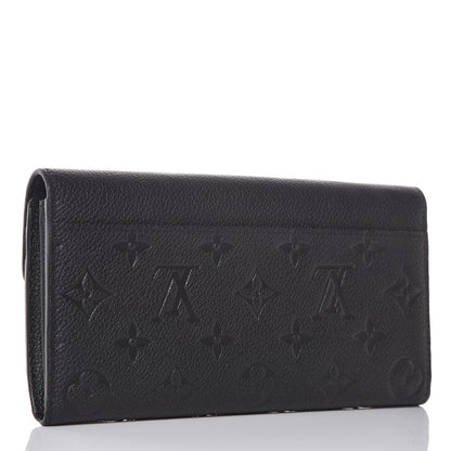 Louis Vuitton Empreinte Sarah Wallet NM Black 3 of 8