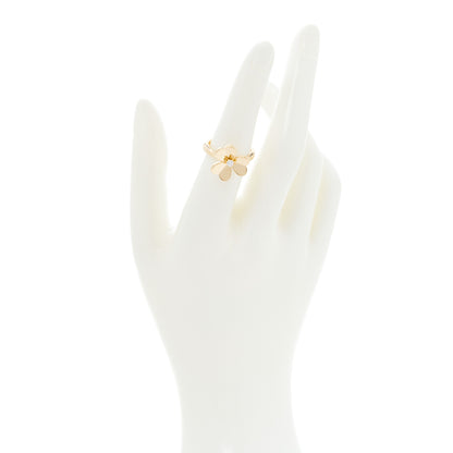 Van Cleef & Arpels 18K Yellow Gold Diamond Small Frivole Ring 53 6.5 2 of 6