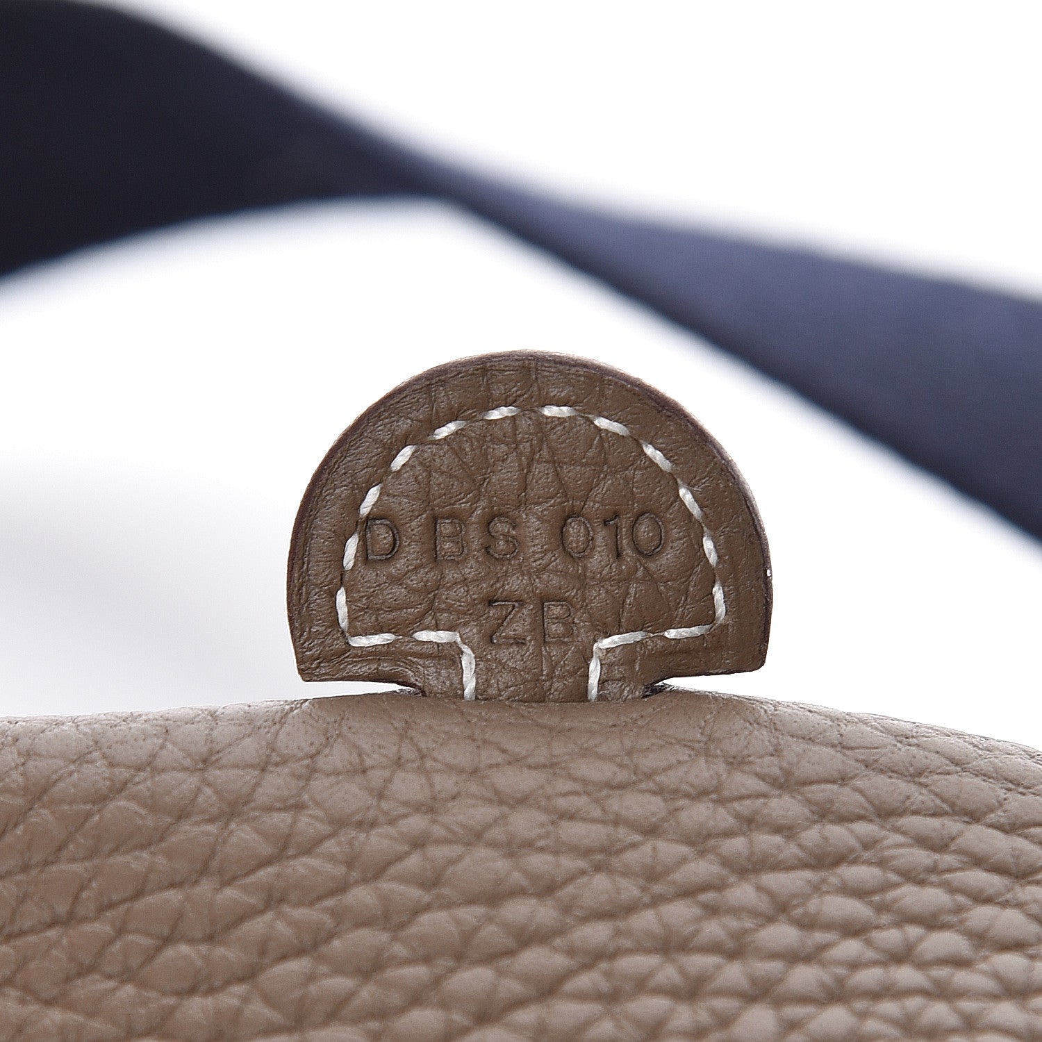 Hermes Taurillon Clemence Amazone Evelyne TPM Etoupe Bleu Indigo 7 of 12