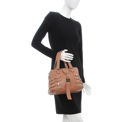 Jimmy Choo Lambskin Perforated Blythe M Pink 2 of 9