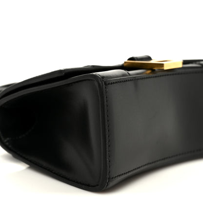 Balenciaga Shiny Box Calfskin Hourglass Top Handle Bag XS Black 9 of 11