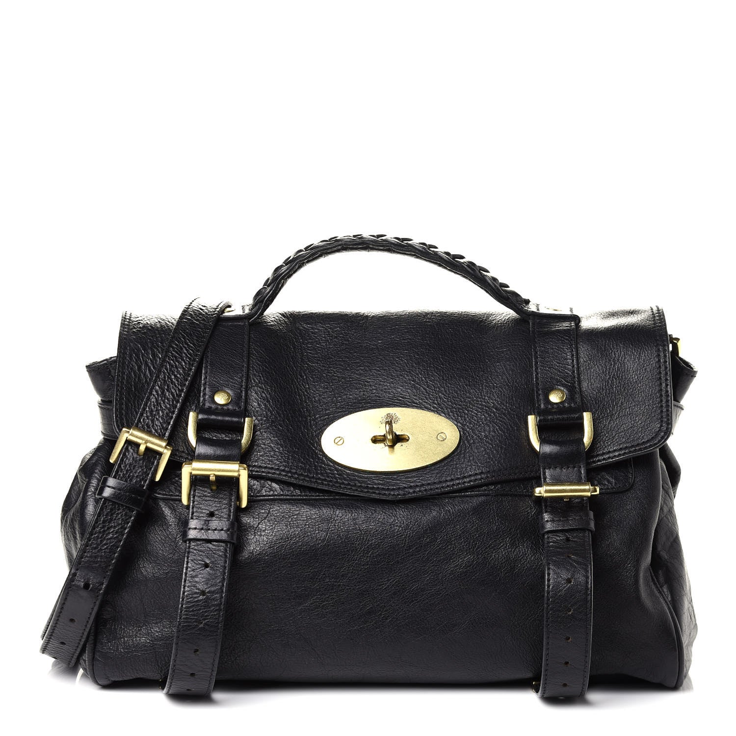 Mulberry Soft Buffalo Medium Alexa Chocolate 1 of 8