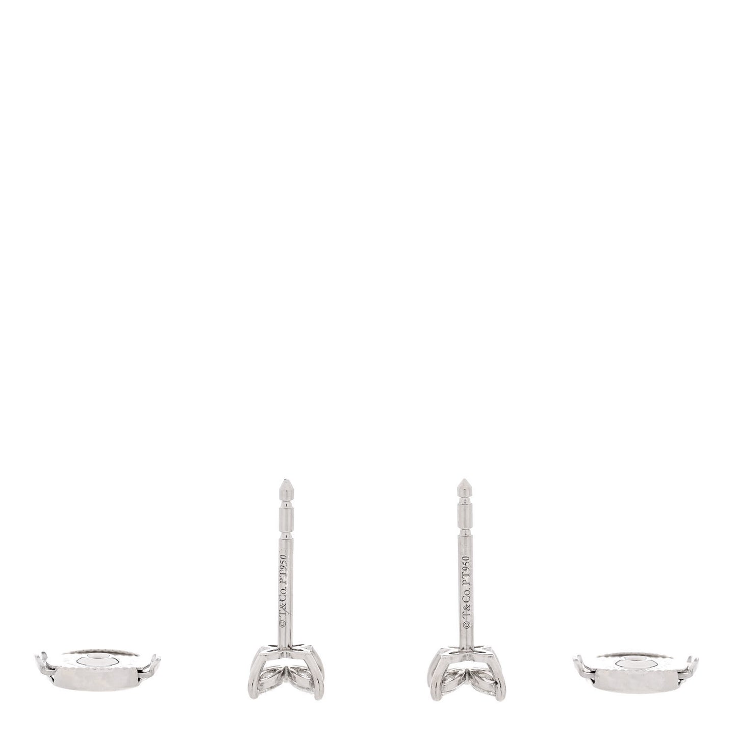 Platinum Diamond .19ct Mini Victoria Earrings
