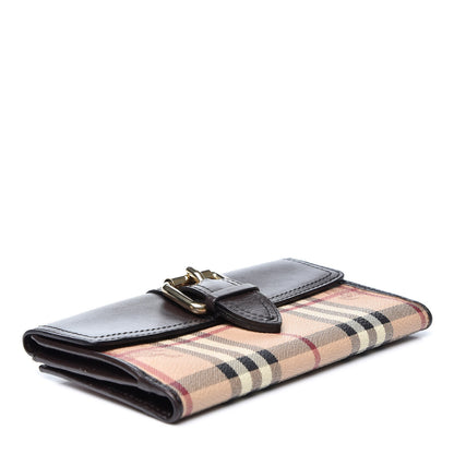 Burberry Haymarket Check Wallet Chocolate 3 of 14