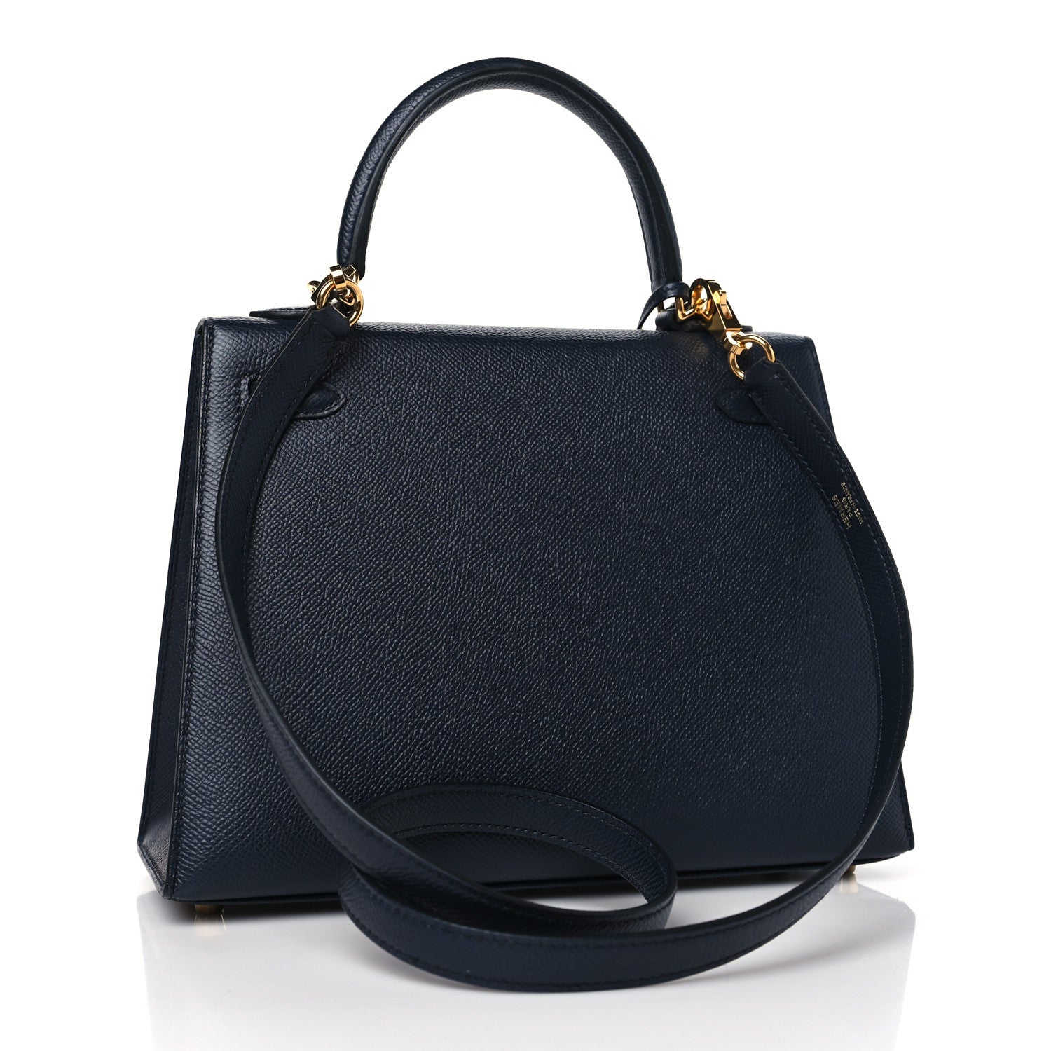 Hermes Epsom Kelly Sellier 25 Bleu Indigo 3 of 10