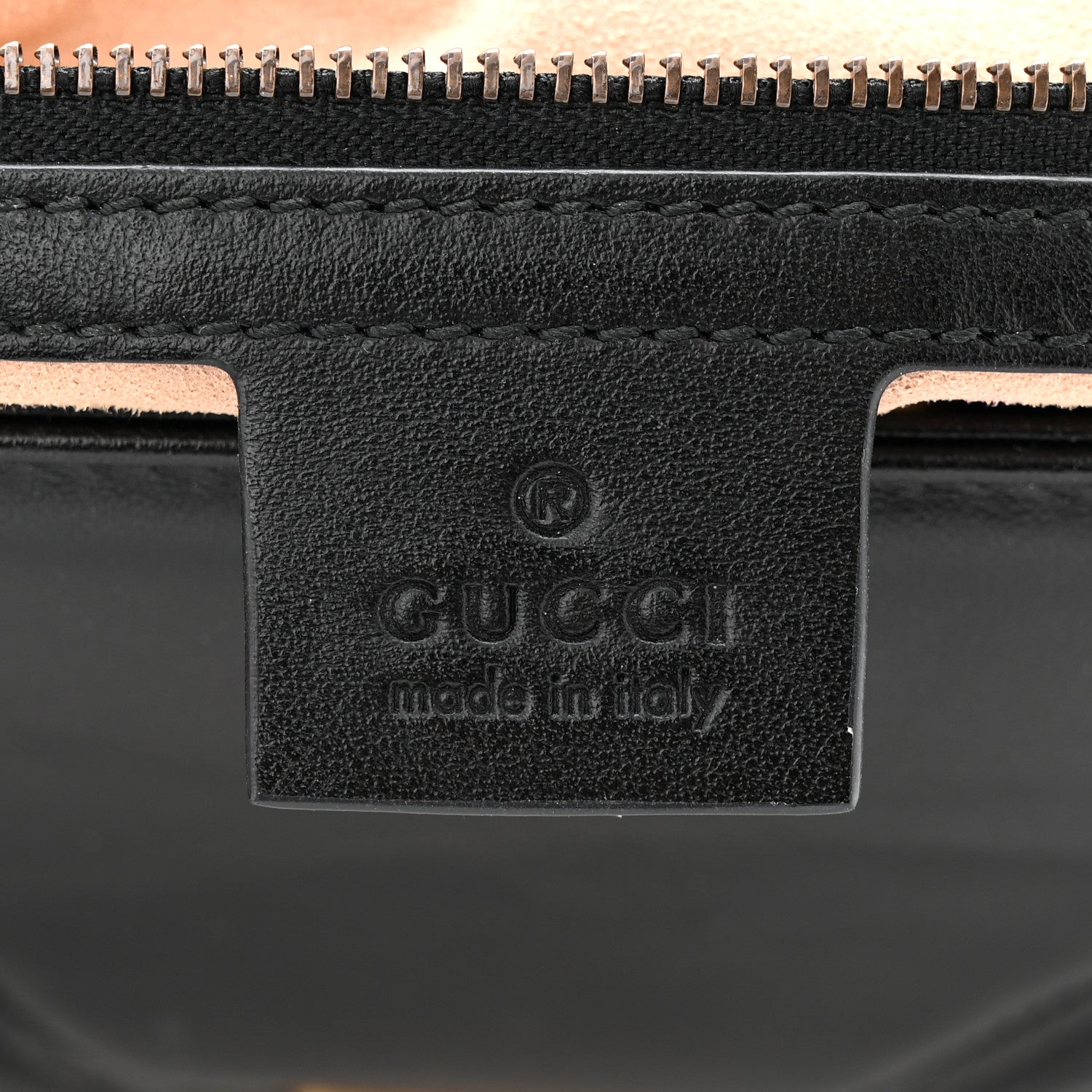 Gucci Calfskin Matelasse Small GG Marmont Shoulder Bag Black 6 of 10