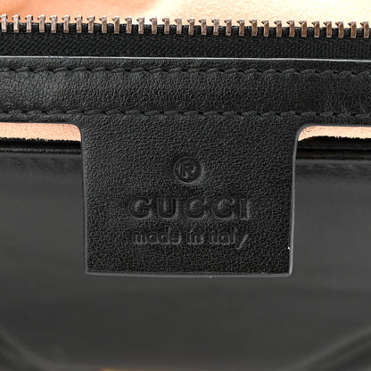 Gucci Calfskin Matelasse Small GG Marmont Shoulder Bag Black 6 of 10