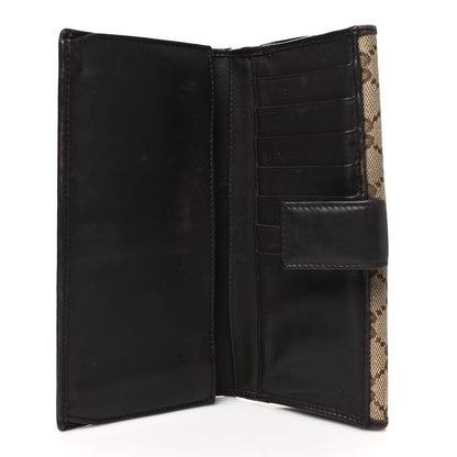 Gucci Monogram Margaux Calfskin Dice Continental Wallet Beige Ebony Dark Brown 5 of 11