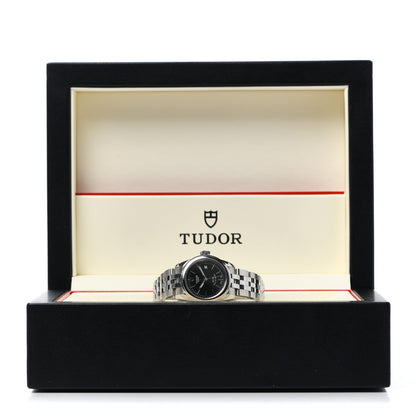 TUDOR Stainless Steel 26mm Glamour Date Automatic Watch Black 51000 5 of 5