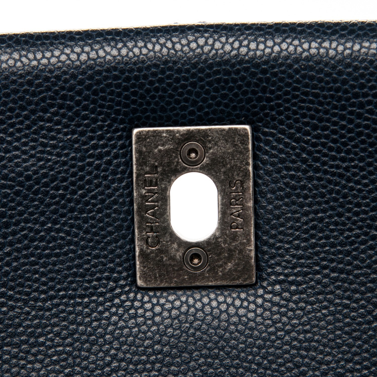 Chanel Caviar Quilted Small Coco Handle Flap Navy 6 of 8