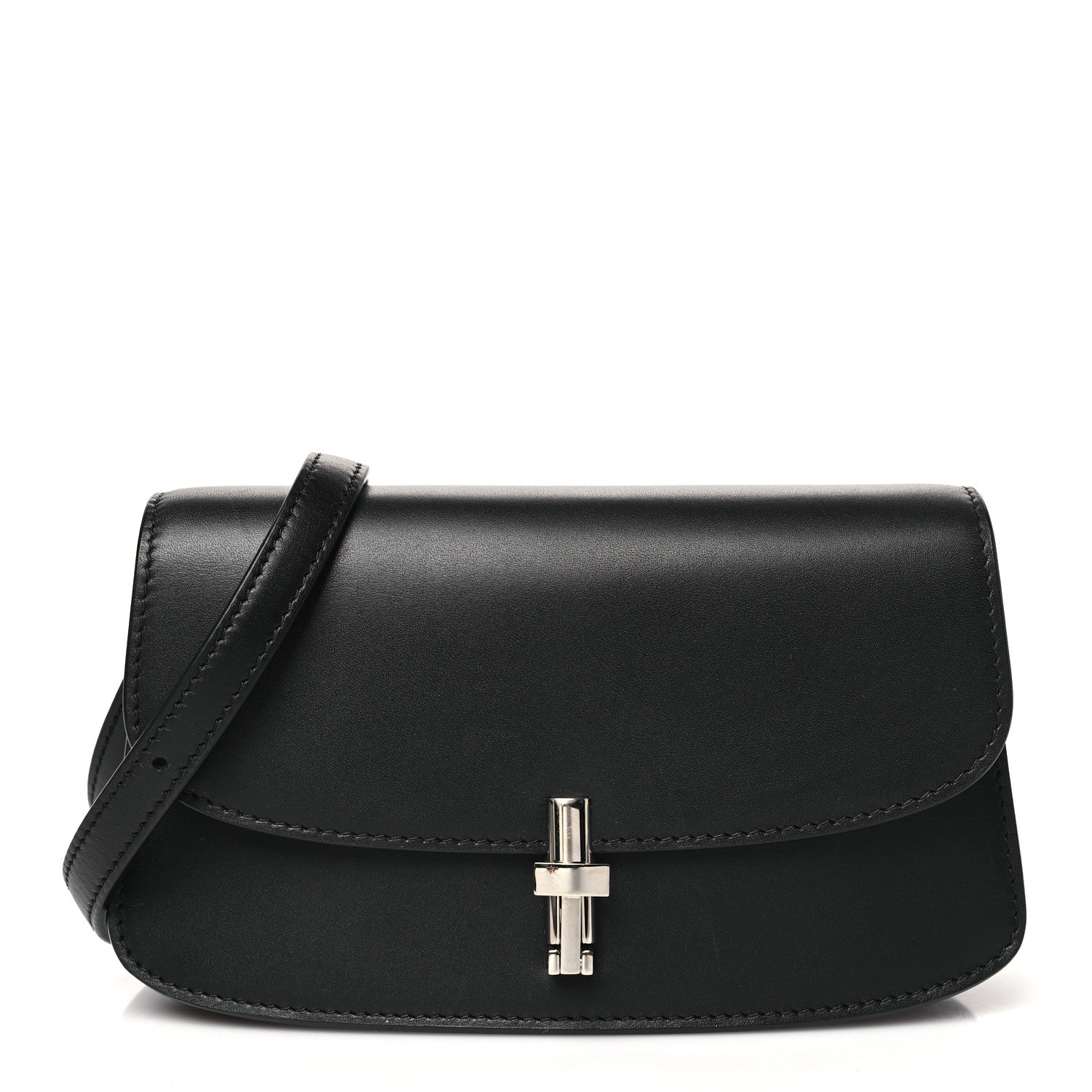 The Row Smooth Calfskin The Sofia E/W Crossbody Black 1 of 9