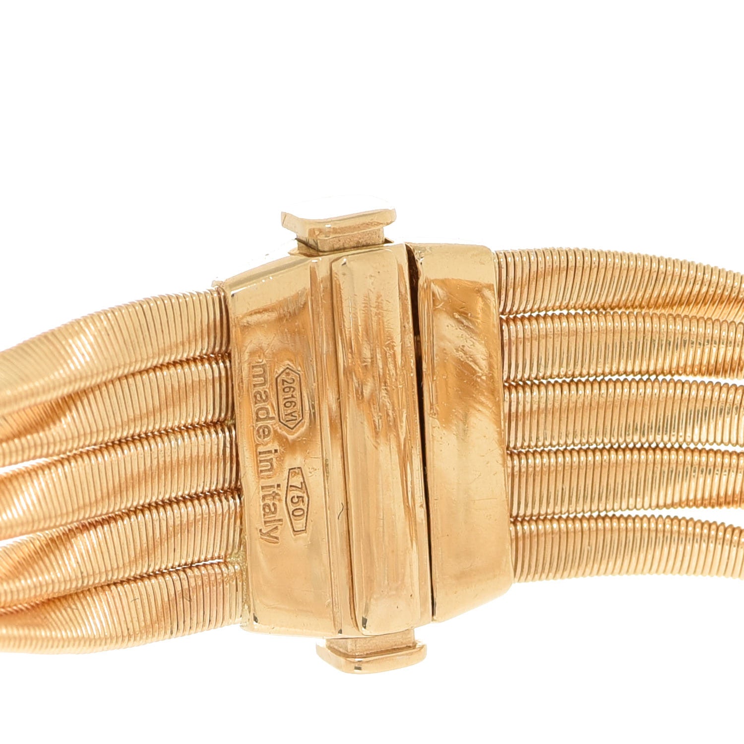 Marco Bicego 18K Yellow Gold Diamond Marrakech Five Strand Bracelet 4 of 4