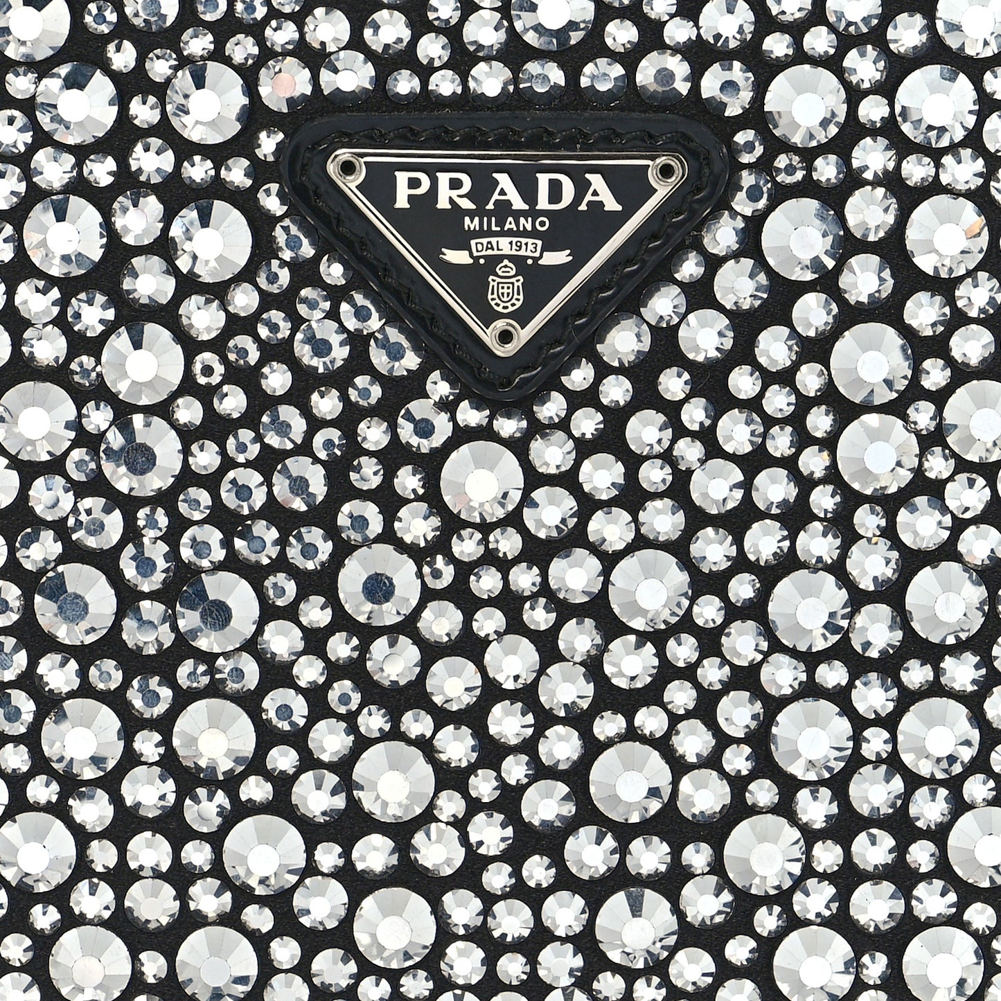 Satin Crystal Cleo Adjustable Strap Shoulder Bag Metal