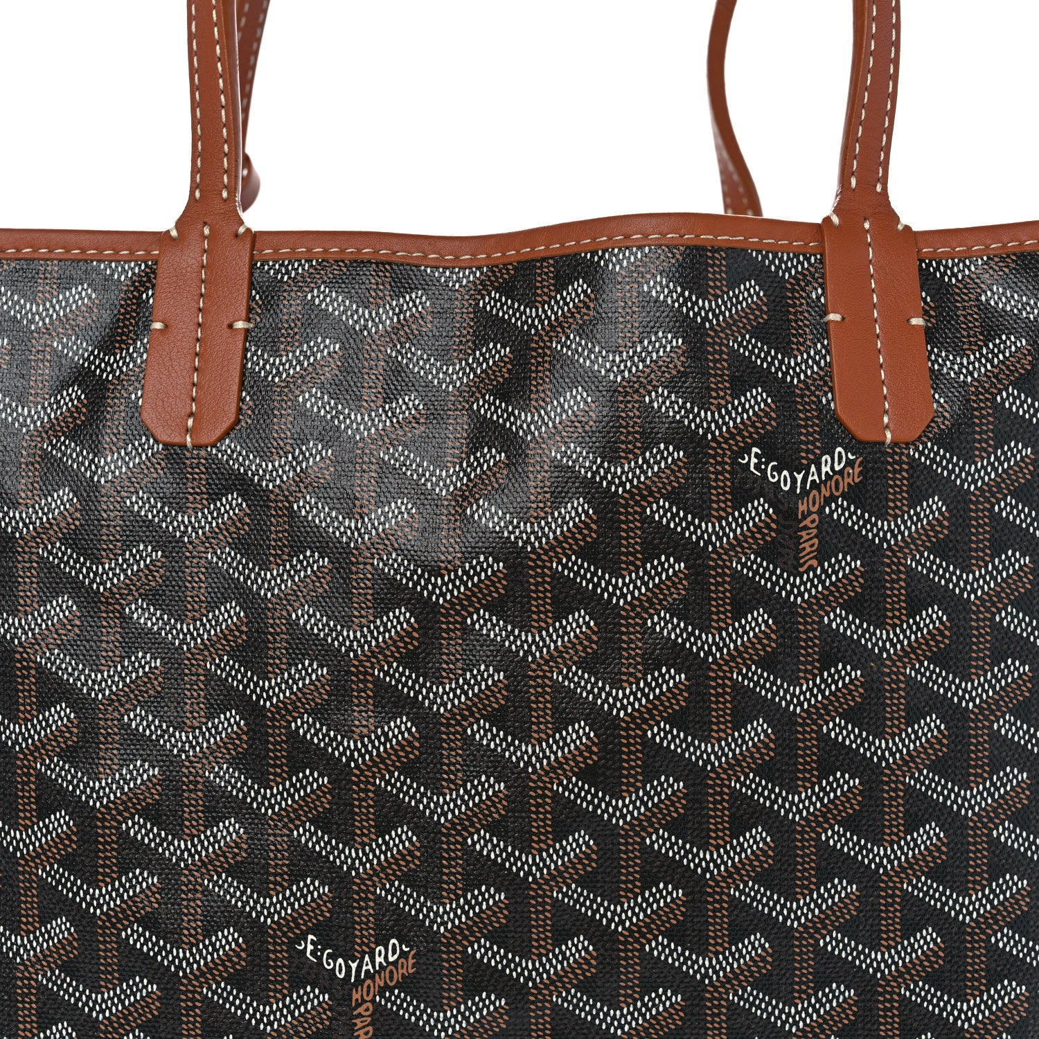 Goyard Goyardine Saint Louis PM Black Gold 9 of 11