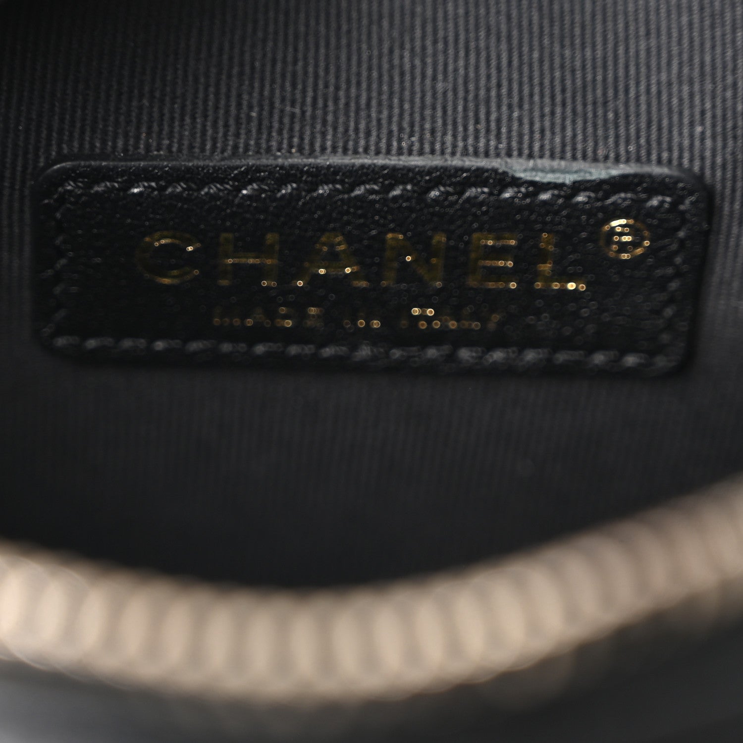 Chanel Shiny Crumpled Lambskin Quilted Medium Preppy Pocket Camera Case Black 6 of 10