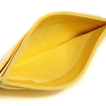 Chanel Lambskin Quilted Card Holder Yellow 5 of 8