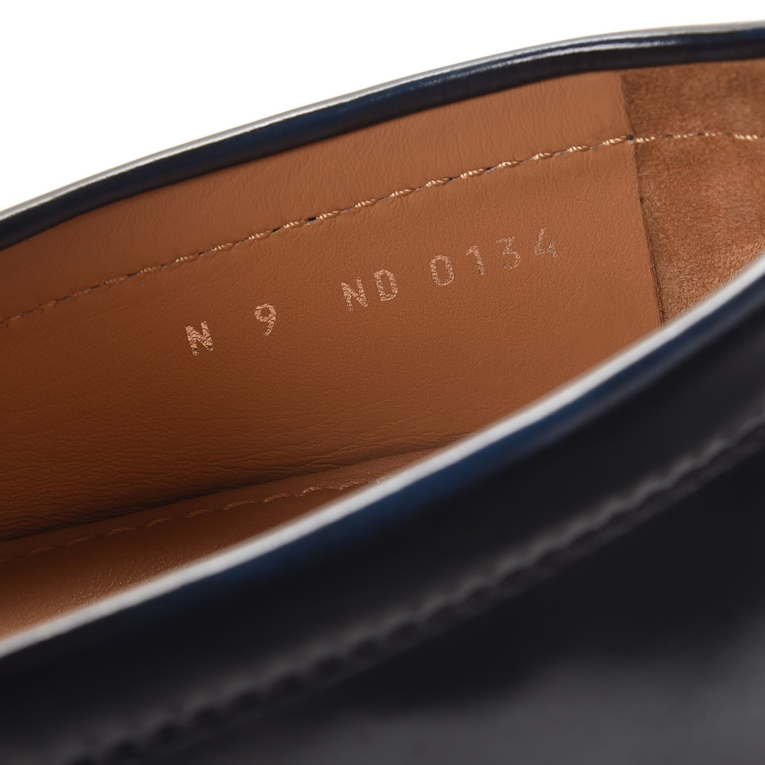 Louis Vuitton Mens Glazed Calfskin Hockenheim Moccasin Loafers 9 Black 10 of 10
