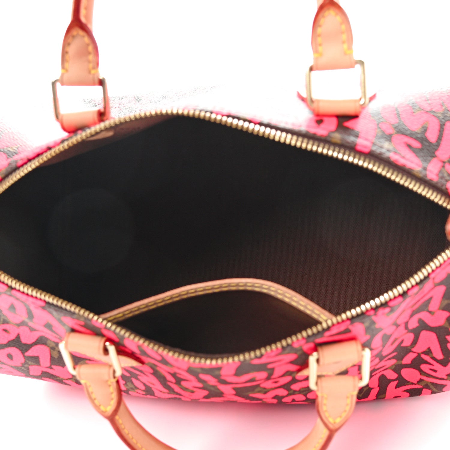 Louis Vuitton Monogram Graffiti Speedy 30 Fuchsia 5 of 10