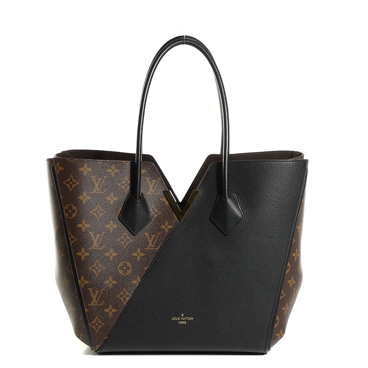 Calfskin Monogram Kimono Tote Black