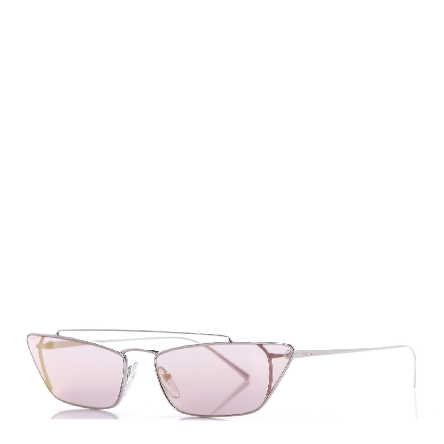 Prada Cat Eye Sunglasses SPR 64U Pink 1 of 8