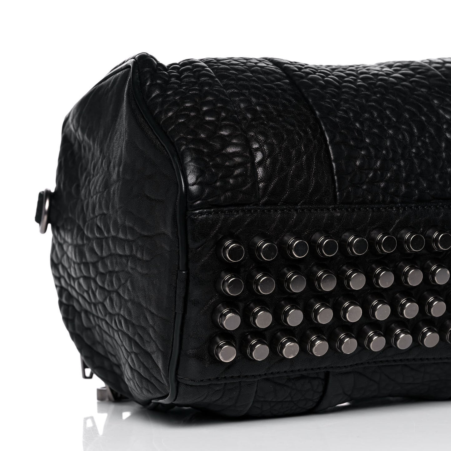 Pebbled Lambskin Mini Rockie Rhodium Hardware