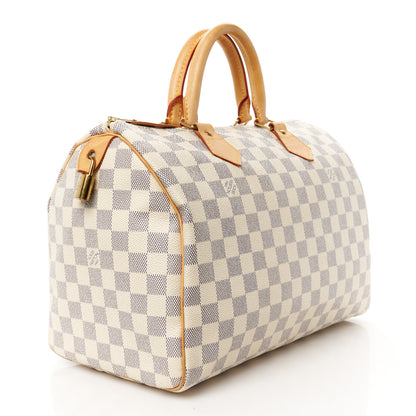 Louis Vuitton Damier Azur Speedy 30 3 of 13