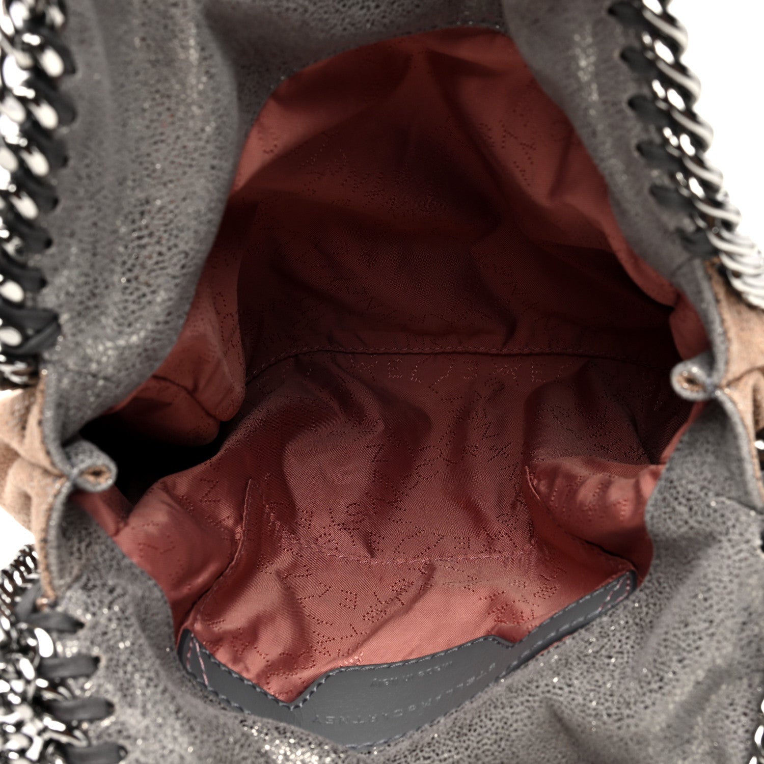 Stella McCartney Shaggy Deer Ombre Mini Falabella Fold Over Tote Multicolor 5 of 9