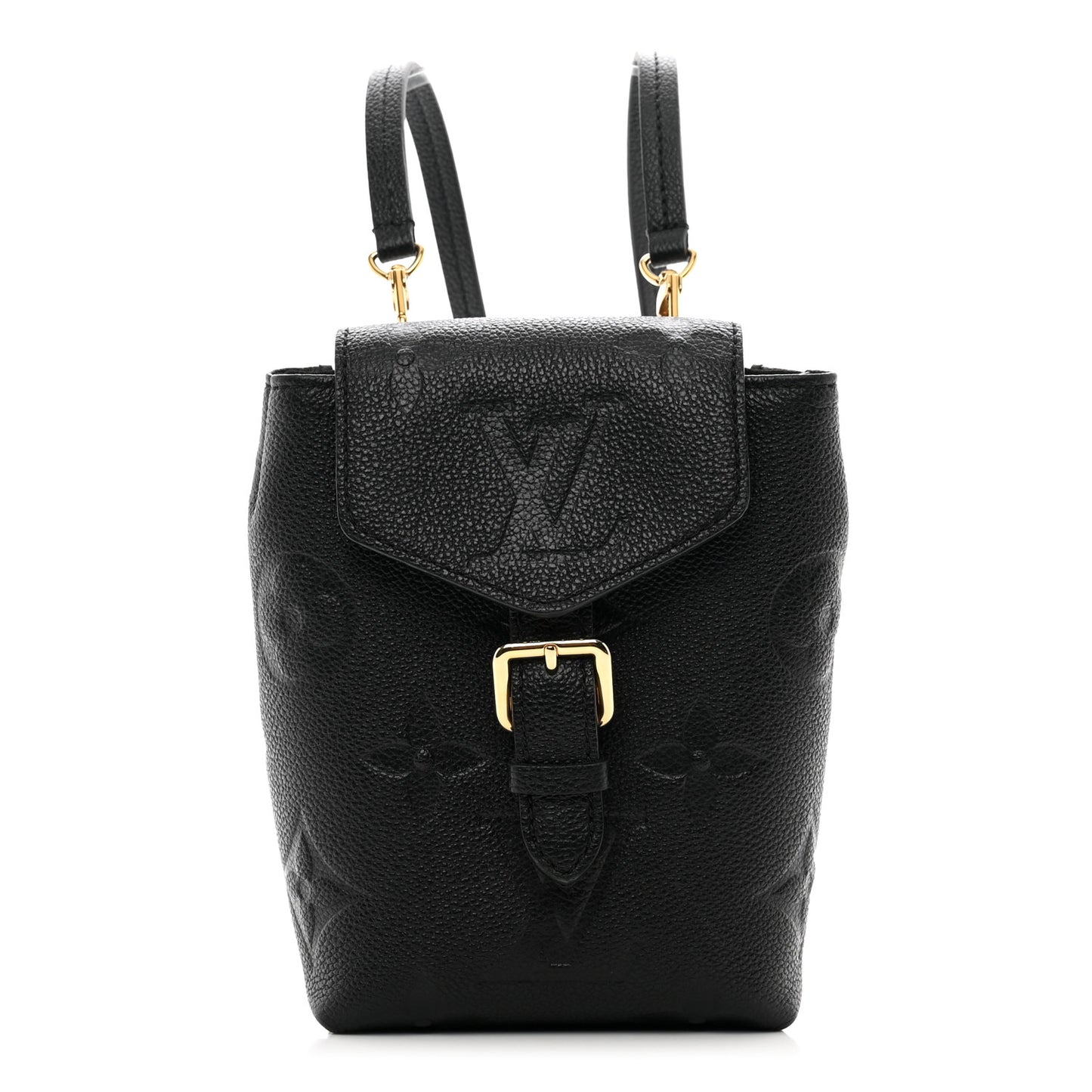 Empreinte Monogram Giant Tiny Backpack Black