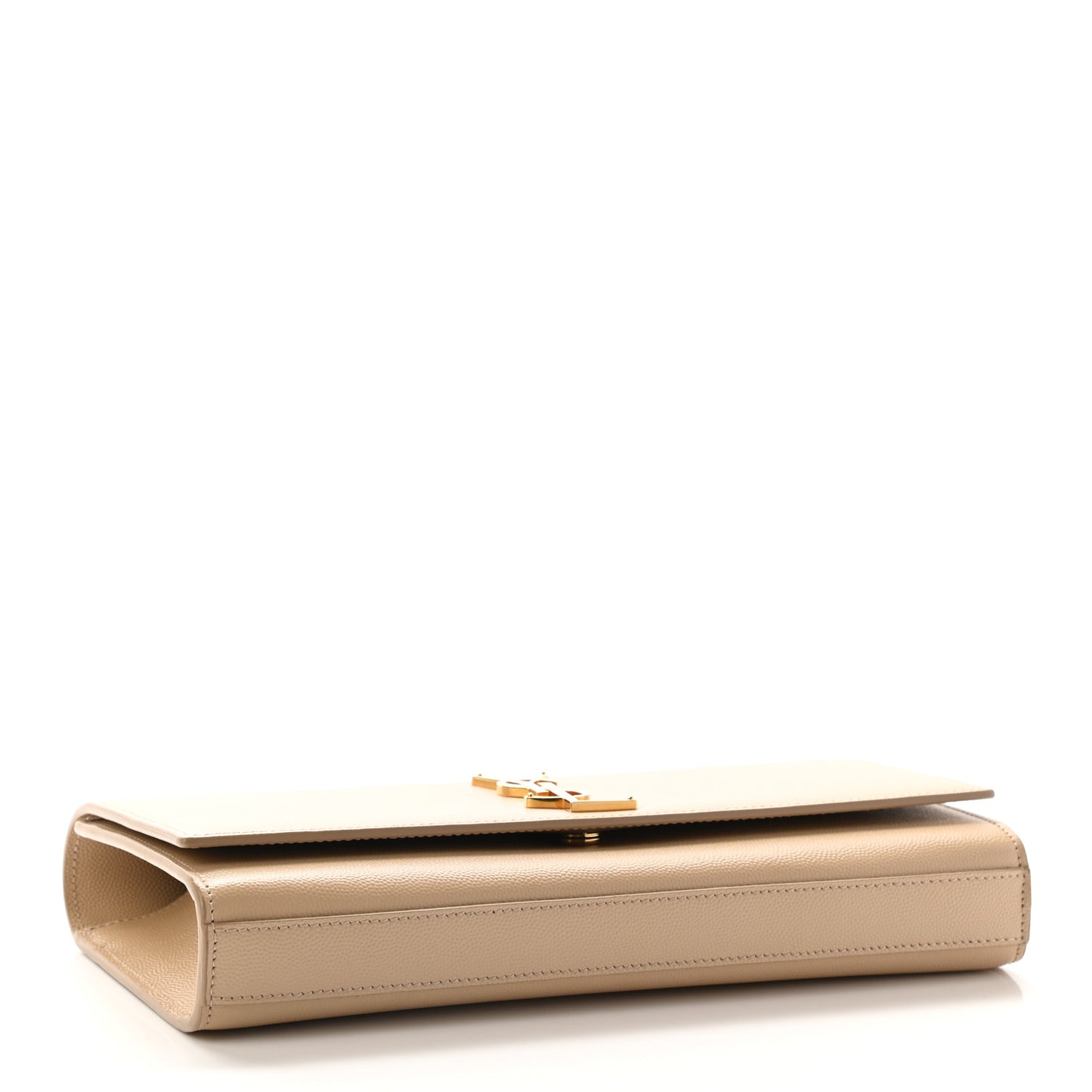 Grain De Poudre Classic Monogram Cassandre Clutch Nude