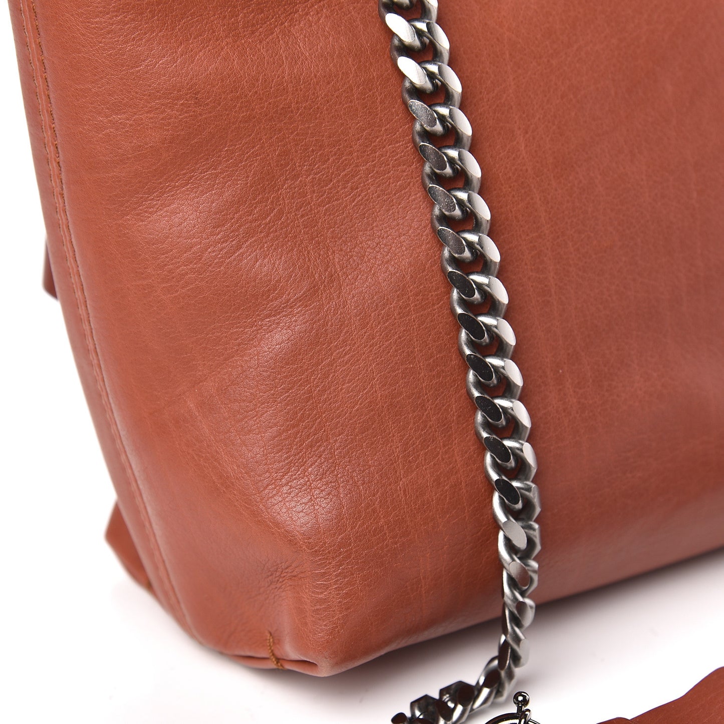 Calfskin Medium Happy Shoulder Bag Beige