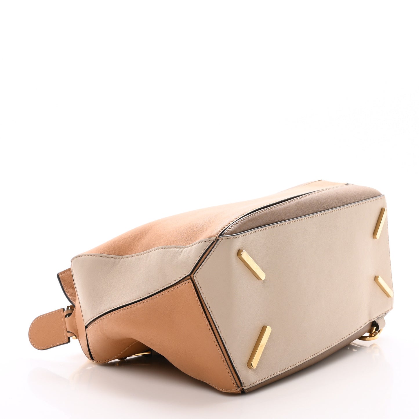 Calfskin Medium Puzzle Bag Warm Desert Mink