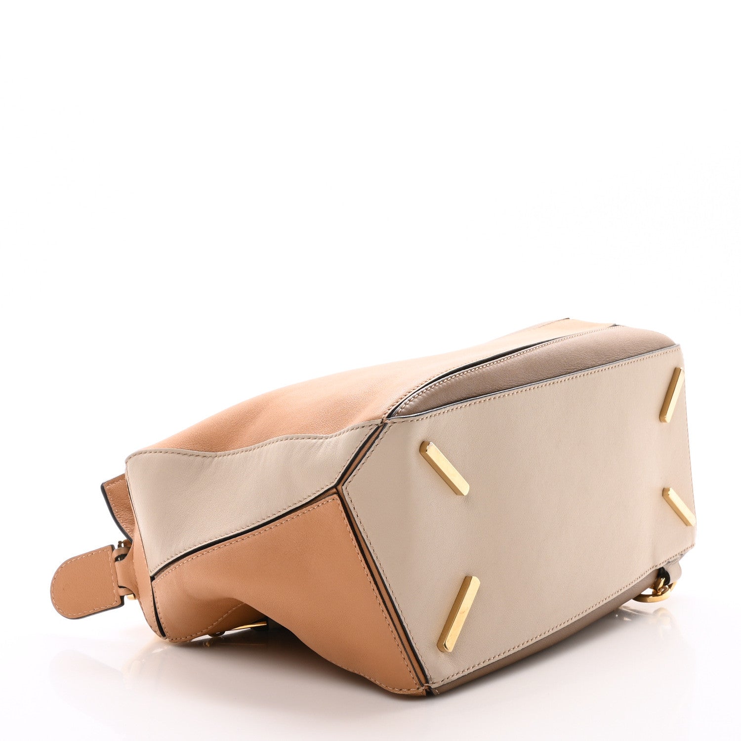 Loewe Calfskin Medium Puzzle Bag Warm Desert Mink 4 of 9