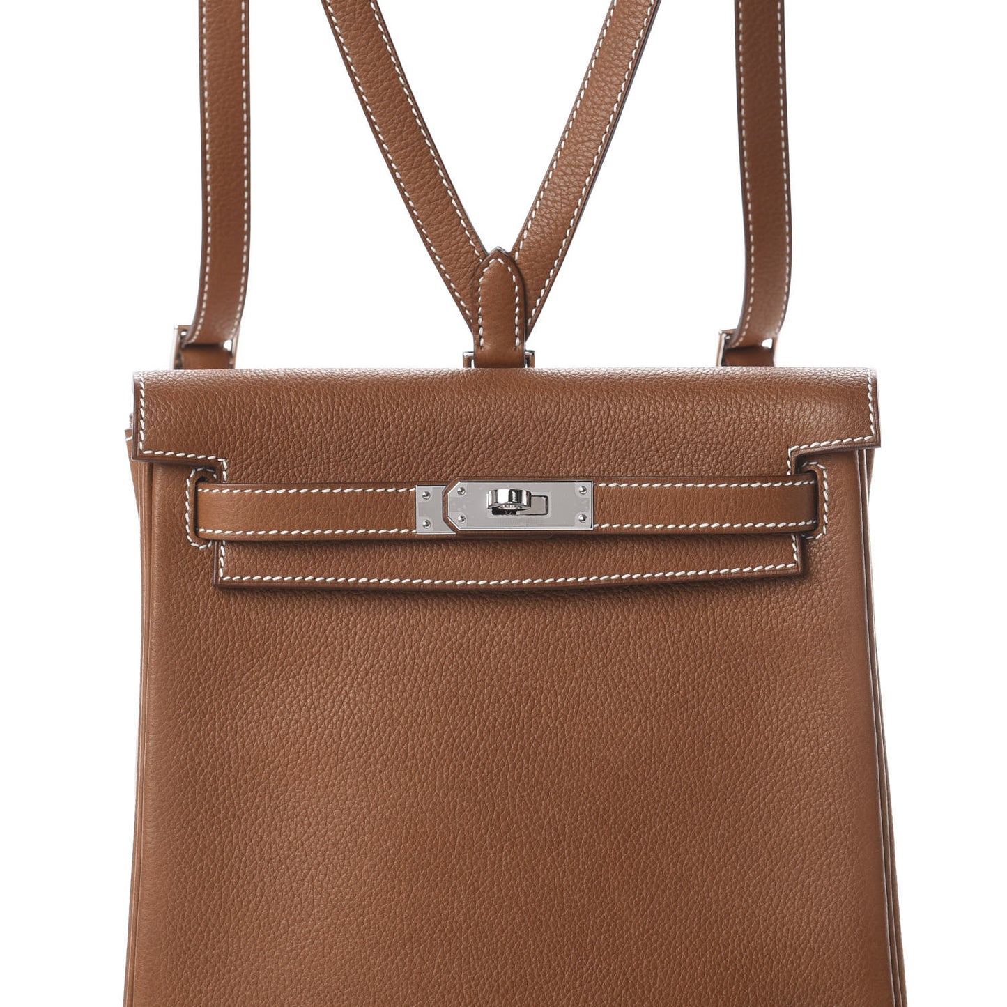 Natural Barenia Faubourg Kelly Ado Backpack Fauve