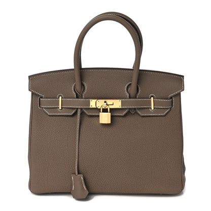 Hermes Togo Birkin 30 Etoupe 1 of 10