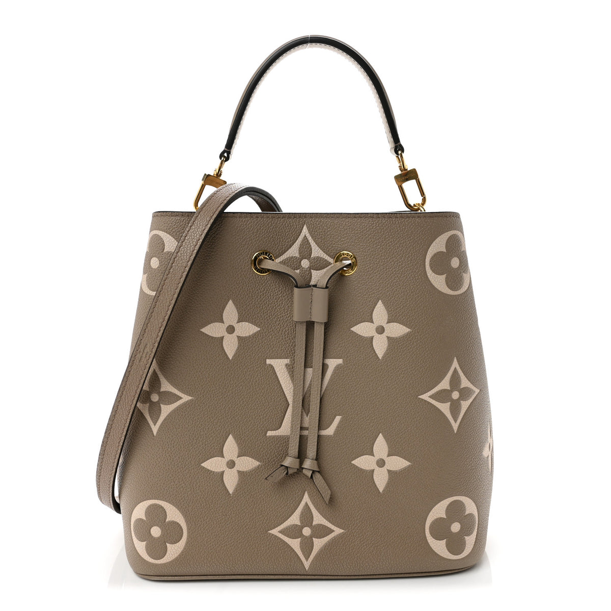 Louis Vuitton Empreinte Monogram Giant Neonoe MM Tourterelle Creme 1 of 11