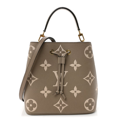 Louis Vuitton Empreinte Monogram Giant Neonoe MM Tourterelle Creme 1 of 11