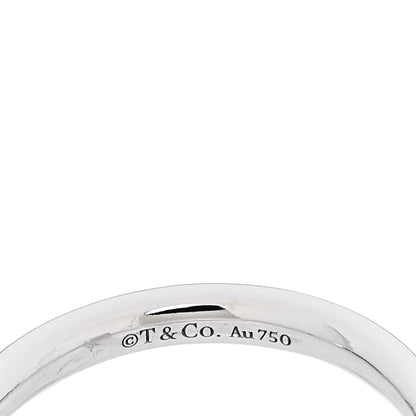 Tiffany 18K White Gold 2.5mm T T1 Ring 53 6.5 4 of 4