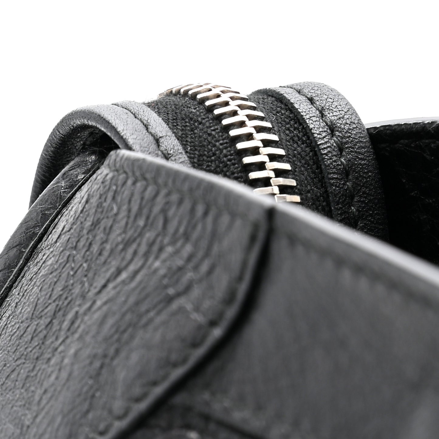 Agneau Classic Silver Hardware City Black