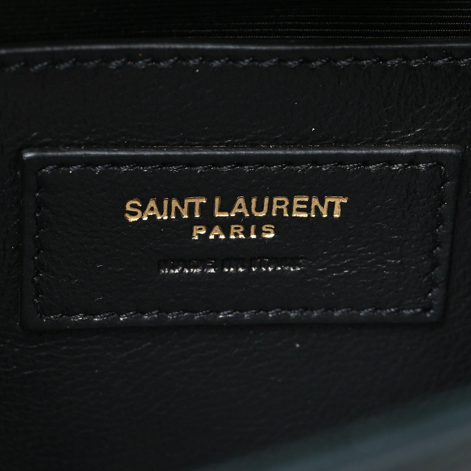 Saint Laurent Grain De Poudre Small Monogram Kate Satchel Teal Green 6 of 9