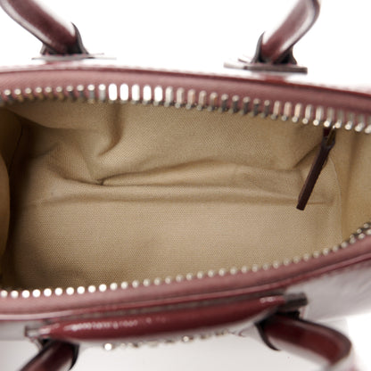 Givenchy Textured Patent Calfskin Mini Antigona Aubergine 5 of 12