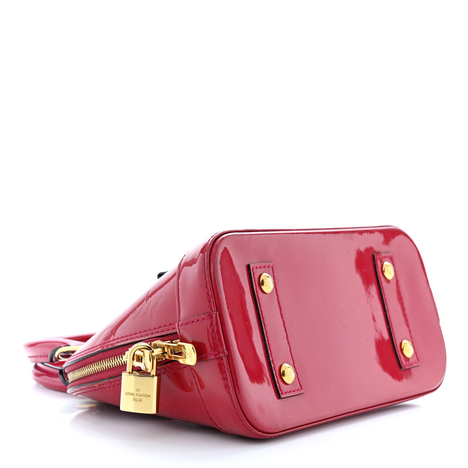 Louis Vuitton Vernis Alma BB Pomme D'Amour 4 of 13