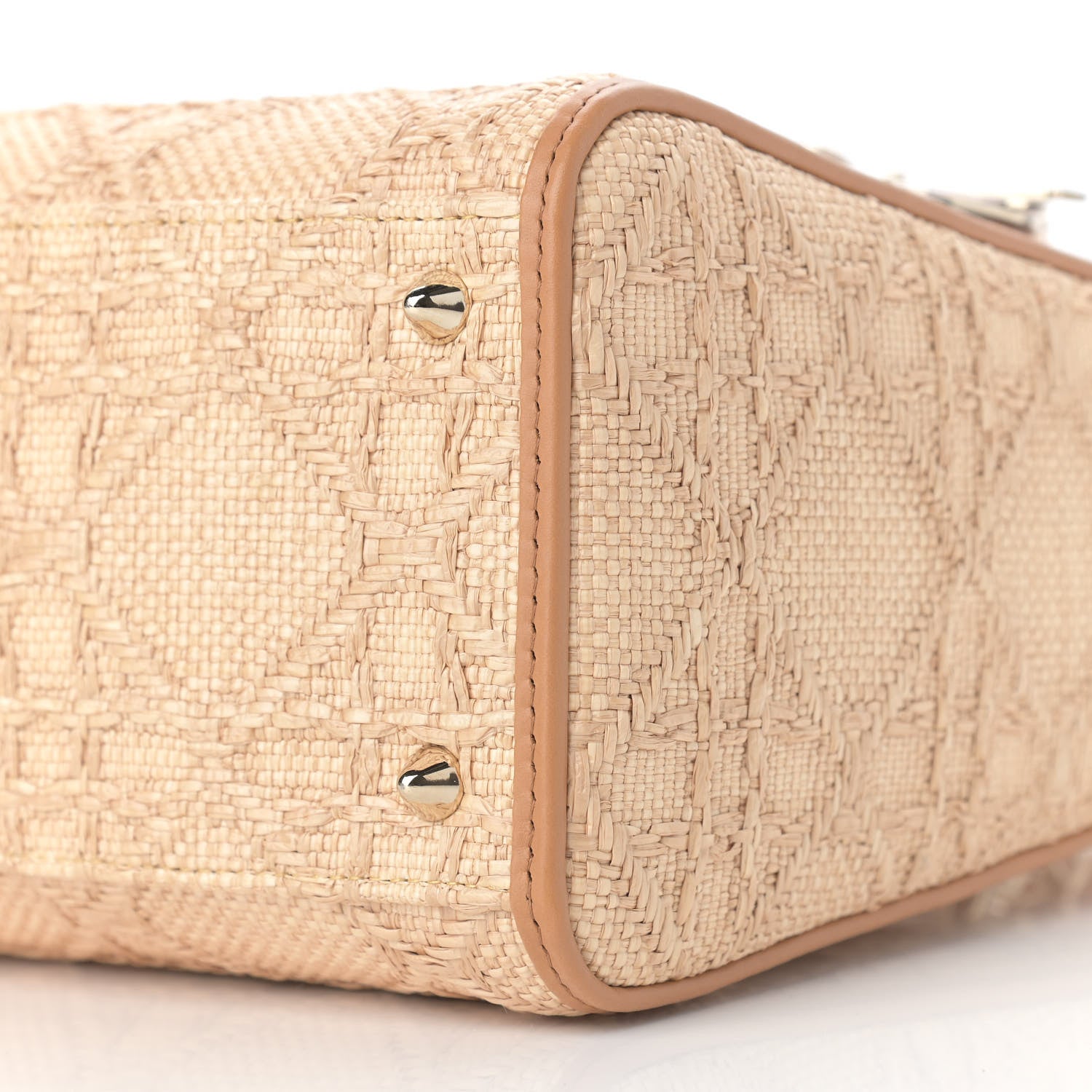 Christian Dior Raffia Medium Lady Dior Bag Beige 10 of 10