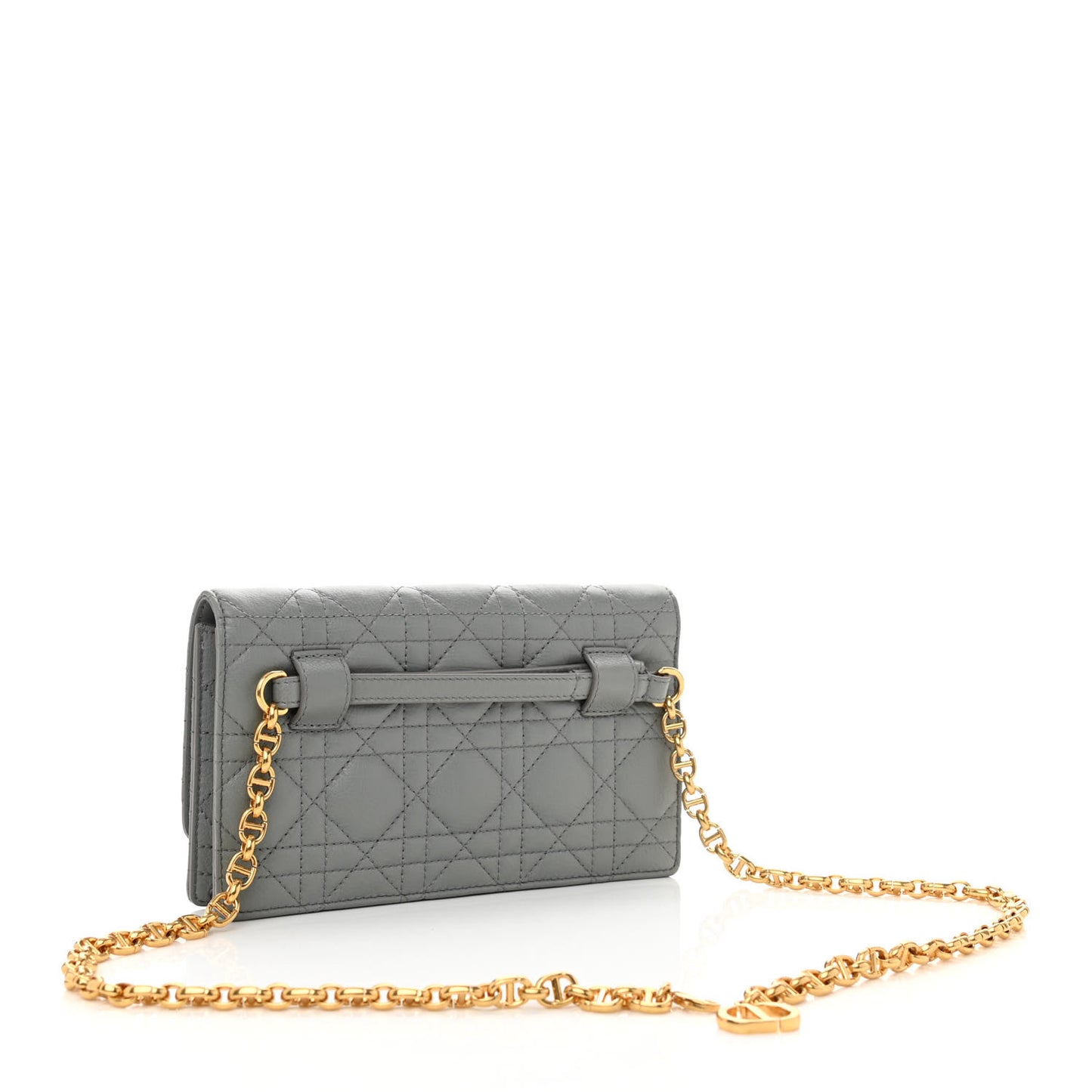 Supple Calfskin Caro Belt Bag Grey