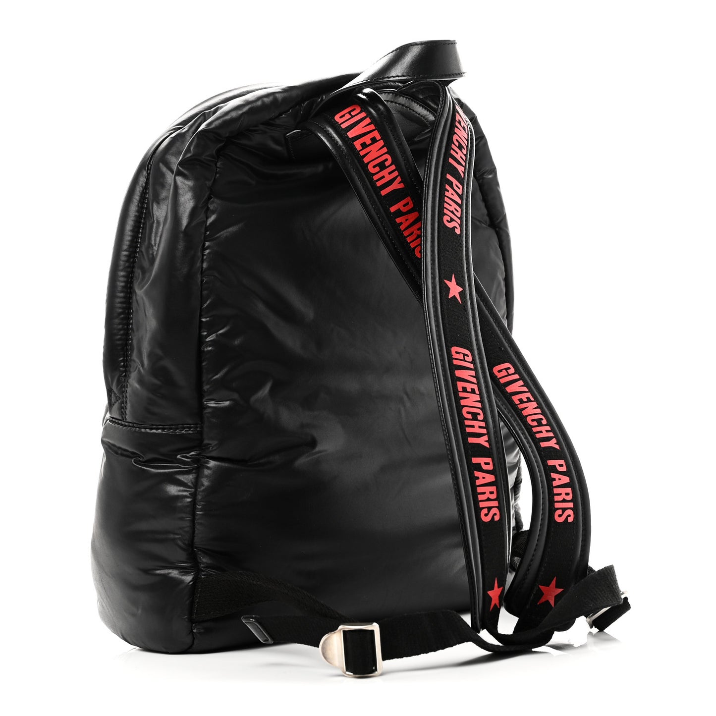 Givenchy Padded Nylon Small Backpack Black Red 1839470 – FASHIONPHILE